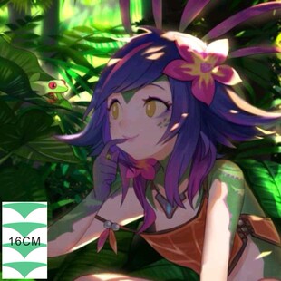 LOL游戏英雄联盟万花通灵妮蔻额头贴 COS漫展道具防水Neeko
