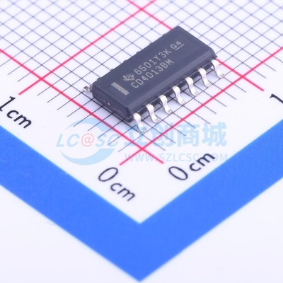 触发器 CD4013BM96G4 SOIC-14 TI/德州 电子元器件配单原装正品