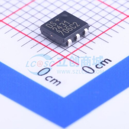 EEPROM DS2431P+T&R TSOC-6 MAXIM(美信) 电子元器件配单原装正品