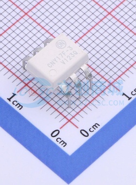 晶体管输出光耦 CNY17F3TVM DIP-6 onsemi(安森美) 电子元件配单