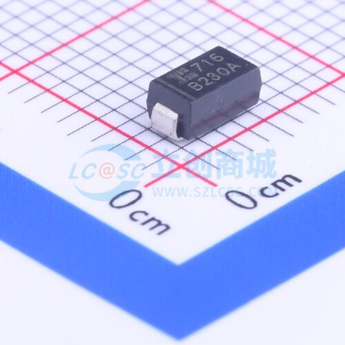 肖特基二极管 B230A-13-F DO-214AC DIODES(美台) 电子元器件配单