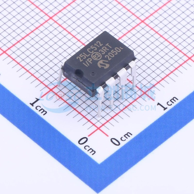 EEPROM 25LC512-I/P PDIP-8 MICROCHIP(美国微芯) 电子元器件配单