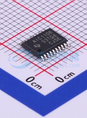 音频接口芯片 TLV320AIC1106PWR TSSOP-20 TI/德州 电子元件配单