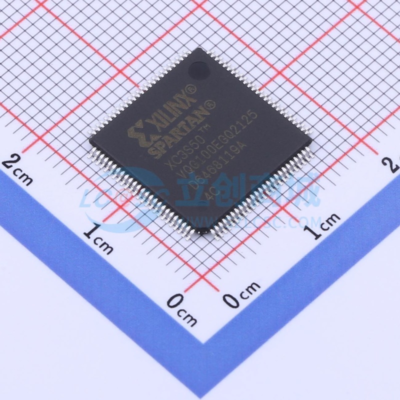 可编程逻辑器件(CPLD/FPGA) XC3S50-4VQG100C TQFP-100 XILINX/赛