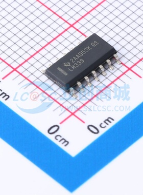 比较器 LM339DRG4 SOIC-14 TI/德州 电子元器件配单原装正品