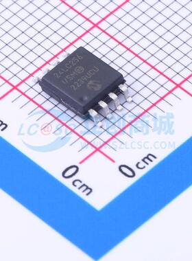 EEPROM 24LC256T-I/SM SOIJ-8-5.28mm MICROCHIP(美国微芯) 原装