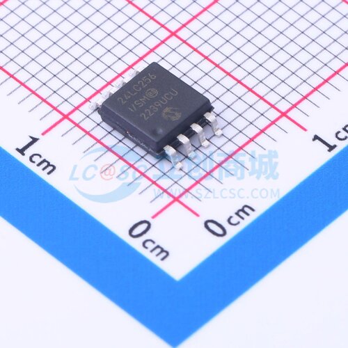 EEPROM 24LC256T-I/SM SOIJ-8-5.28mm MICROCHIP(美国微芯) 原装