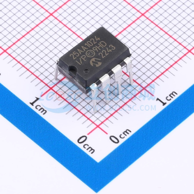 EEPROM 25AA1024-I/P PDIP-8 MICROCHIP(美国微芯) 电子元件配单