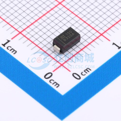 肖特基二极管 B320AQ-13-F SMA DIODES(美台) 电子元器件原装正品