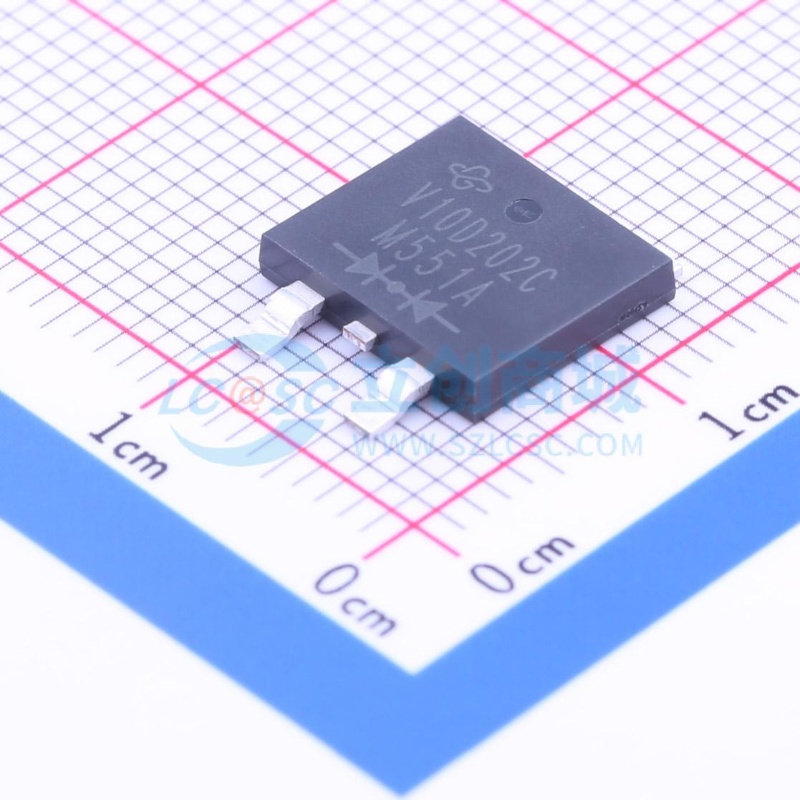 肖特基二极管 V10D202C-M3/I TO-263AC VISHAY(威世) 电子元器件