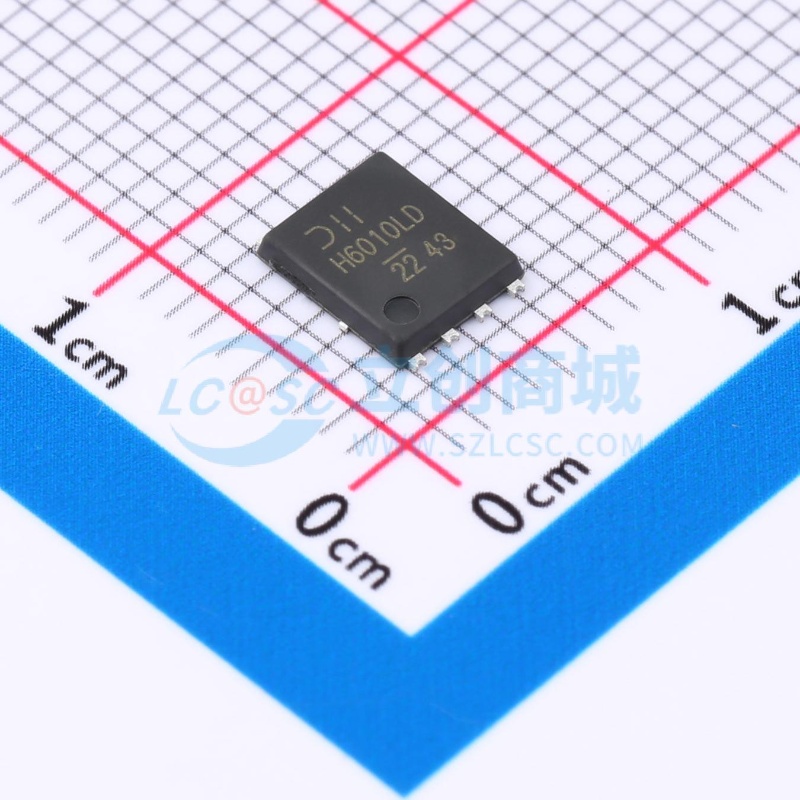 场效应管(MOSFET) DMTH6010LPD-13 PowerDI5060-8 DIODES(美台)