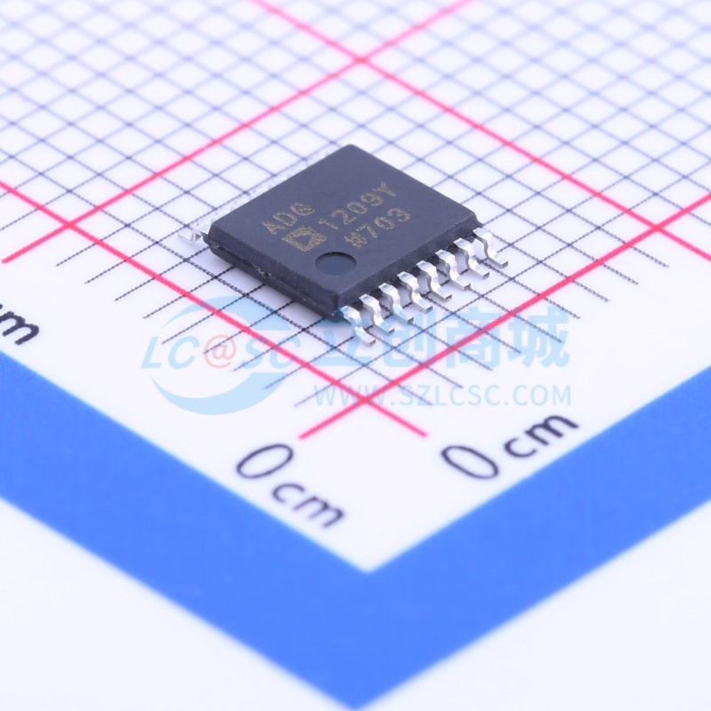 模拟开关/多路复用器 ADG1209YRUZ TSSOP-16 ADI(亚德诺) 元器件