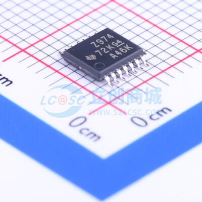 运算放大器 TL974IPWR TSSOP-14 TI/德州 电子元器件配单原装正品