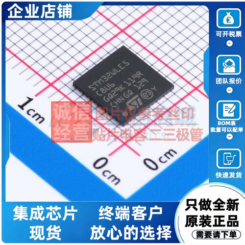 单片机(MCU/MPU/SOC) STM32WLE5C8U6 UFQFPN-48 意法半导体芯片