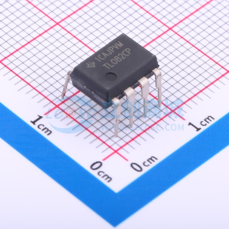 FET输入运放 TL082CP DIP-8 TI/德州 电子元器件配单原装正品