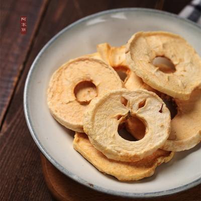 自然成熟鲜果制作纯纯苹果干