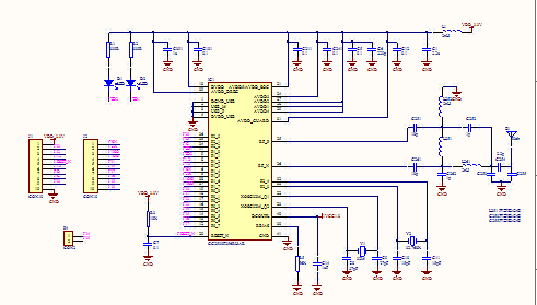 zigbee模块 cc2530模块原理图 PCB zigbee组网 CC2530