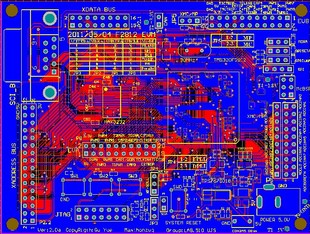 tms320f28335电路图 DSP f2407最小系统开发板PCB 28035电路图PCB