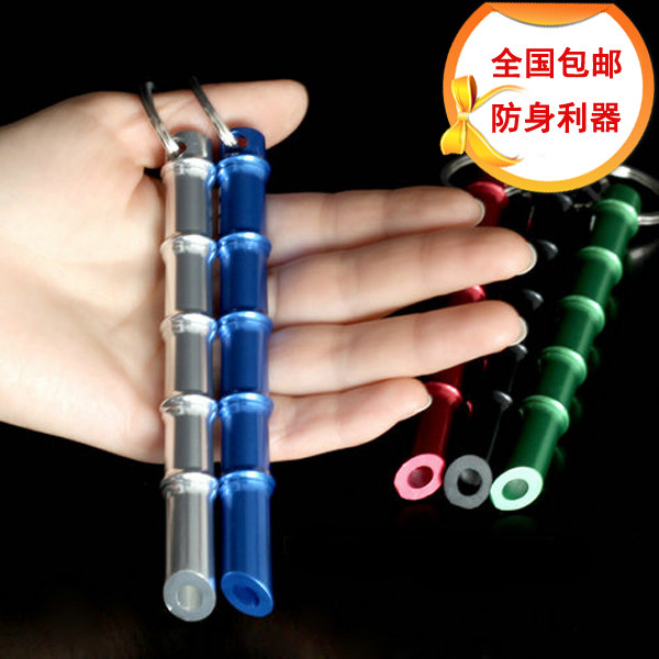 酷棍钥匙棍造型 防身用具 -袖珍短棍/掌棍/钥匙棍 柱形银色