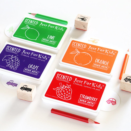 Hero Arts 儿童专用彩色安全印台印泥 Just For Kids Ink Pads