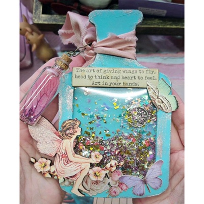 Stamperia 漂流瓶子 装饰硬纸板 Crafty shapes Bottles