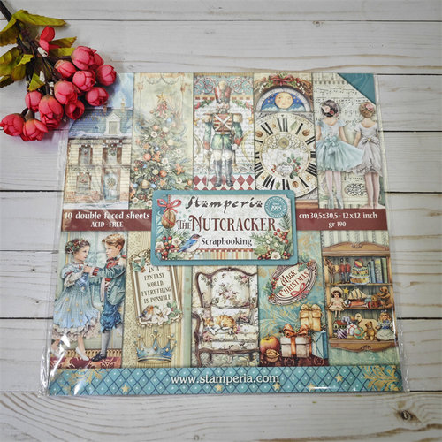 进口纸本DIYStamperia手工制作