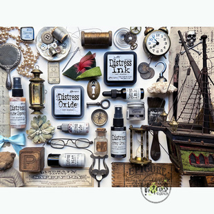 新品 Distress Oxide  新色 银灰色 Lost Shadow 进口印台系列