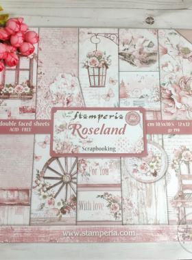 Stamperia 玫瑰园 Roseland 进口主题纸本系列及配件