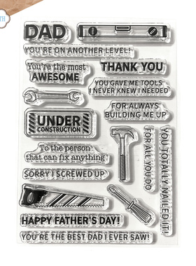 Elizabeth 好爸爸物语 Best dad sentiments 进口印章