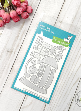 Lawn Fawn 拥抱冬天的动物 Critter Huggers Winter 进口切模