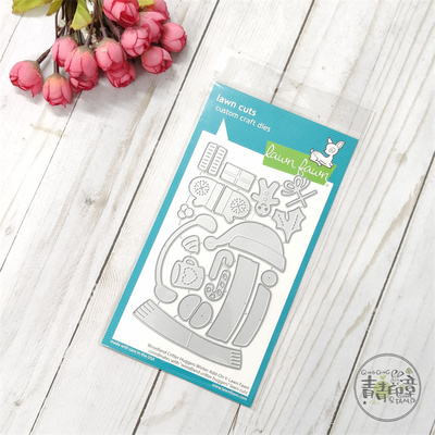 LawnFawn拥抱冬天动物进口切模