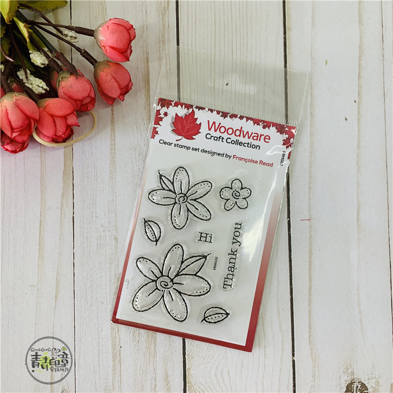 Woodware Clear 雏菊 Daisies 进口透明印章
