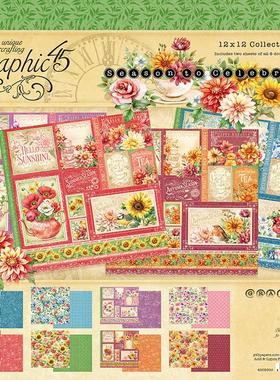 Graphic45 庆祝的季节 Season to Celebrate 进口双面纸本及配件