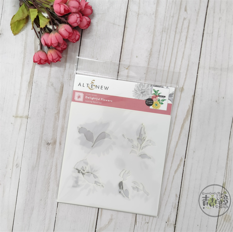 Altenew可爱的花朵进口遮蔽板