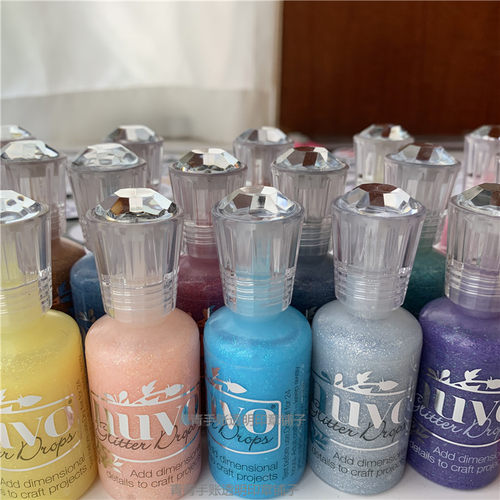 nuvo珐琅液多色1oz3d珠光卡片