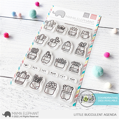 Mama Elephant 小小多肉 Little Succulent Agenda 进口印章