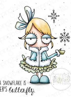 Stamping Bella 公主小雪花 Snowflake Oddball 进口橡皮印章