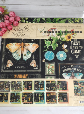 Graphic 45 万物生长 Life is Abundant 进口主题纸本系列