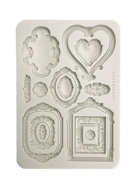 Stamperia 永恒的画框 Timeless Frames 进口硅胶模具