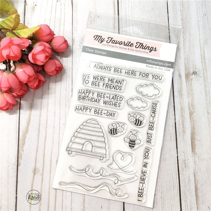 MFT 为了蜂蜜  Meant to Bee 进口透明印章