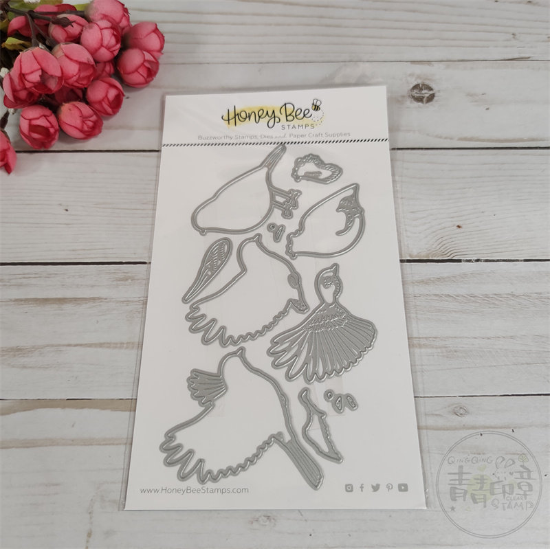新品 Honey Bee 春天得小鸟 Spring Birds 进口切模