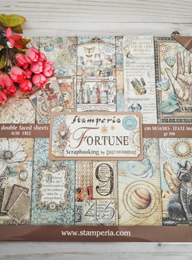 Stamperia 财富 Fortune 进口主题纸本系列及配件