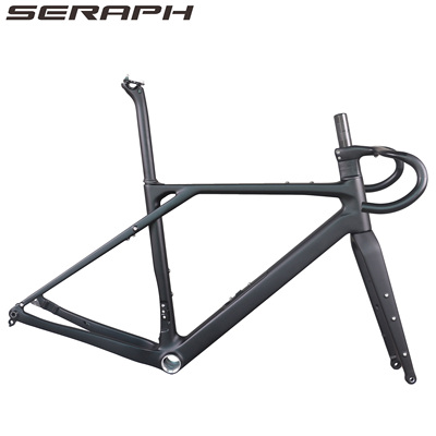 SERAPH品牌GR208磨砂黑 超轻碳纤维碟刹GRAVEL公路越野自行车架