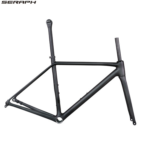 碳碳SERAPH品牌FM231磨砂黑 碟刹碳维纤轻量版公路车架自行车架