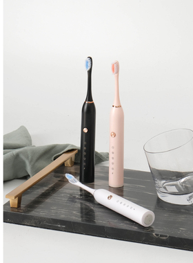 现代轻奢样板房卫生间黑白牙刷洗漱用品软装饰品摆件配饰