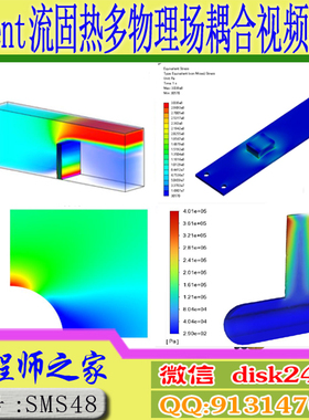 ANSYS Fluent 2022流固热多物理场耦合视频教程