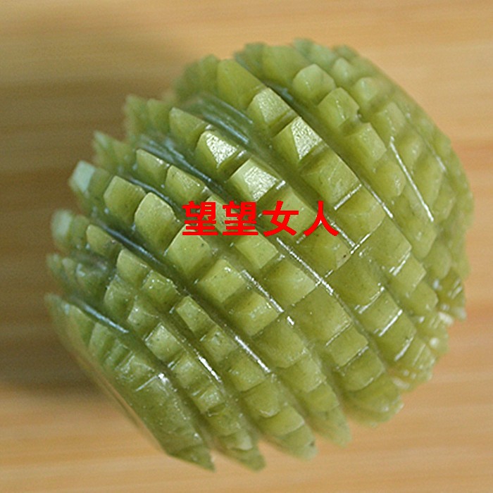 天然玉石手握球岫玉健身球保健点穴棒手球按摩器带刺棒握力器
