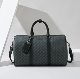 好货~撤柜法国品牌高端男士短途旅行包防水耐磨时尚老花手提包