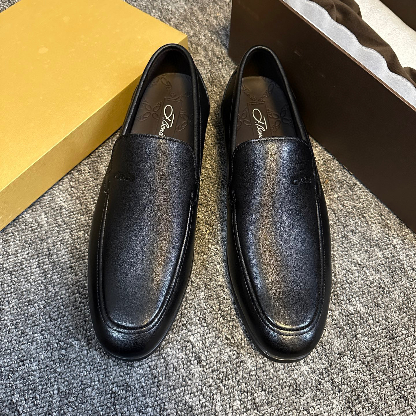 断码 43 44 撤柜高端宾男士一脚蹬商务皮鞋进口头层牛皮软底N19,流行男鞋,乐福鞋（豆豆鞋）,淘宝优惠券,粉丝福利购,淘宝优惠卷