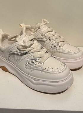 断码38码品牌撤柜女夏季厚底小白鞋休闲板鞋透气舒适百搭休闲显高